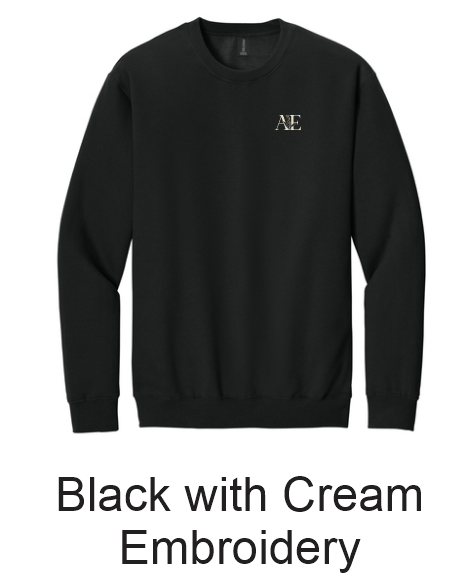 AE Photography Crewneck - Left Chest AE Logo Only Embroidery