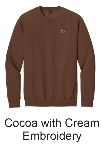 AE Photography Crewneck - Left Chest AE Logo Only Embroidery