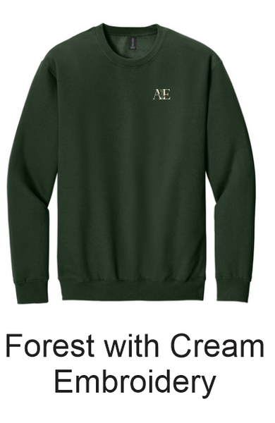 AE Photography Crewneck - Left Chest AE Logo Only Embroidery