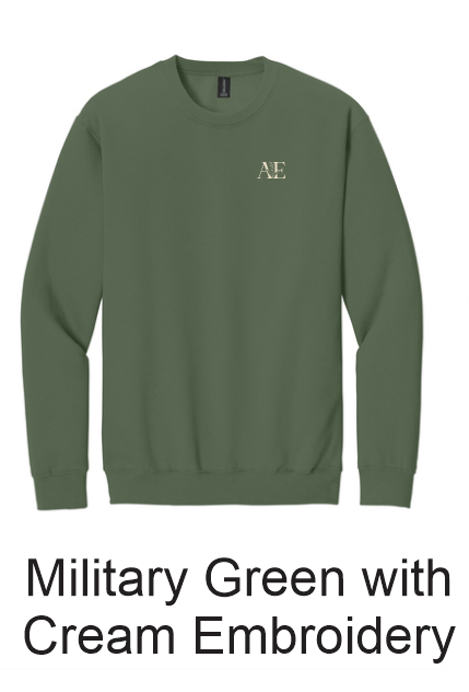 AE Photography Crewneck - Left Chest AE Logo Only Embroidery