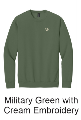 AE Photography Crewneck - Left Chest AE Logo Only Embroidery