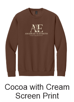 AE Photography Crewneck - Full Front Logo Screen Print