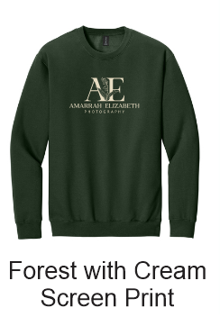 AE Photography Crewneck - Full Front Logo Screen Print