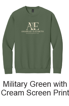 AE Photography Crewneck - Full Front Logo Screen Print