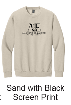 AE Photography Crewneck - Full Front Logo Screen Print