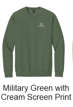 AE Photography Crewneck - Left Chest Full Logo Screen Print