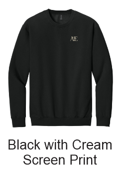 AE Photography Crewneck - Left Chest AE Logo Only Screen Print