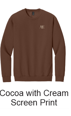 AE Photography Crewneck - Left Chest AE Logo Only Screen Print