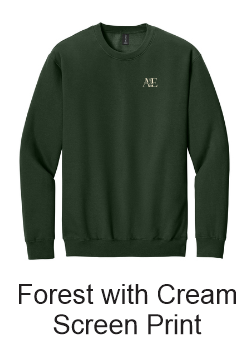 AE Photography Crewneck - Left Chest AE Logo Only Screen Print