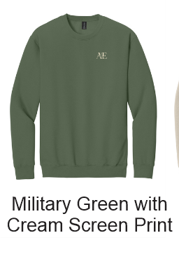 AE Photography Crewneck - Left Chest AE Logo Only Screen Print