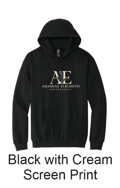 AE Photography Hoodie - Full Front Logo Screen Print