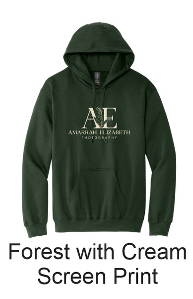 AE Photography Hoodie - Full Front Logo Screen Print