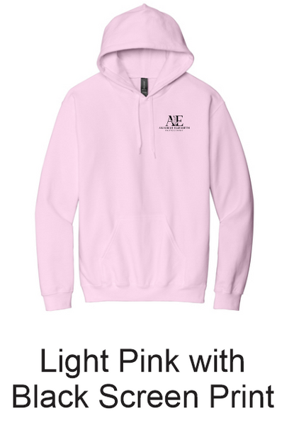 AE Photography Hoodie - Left Chest Full Logo Screen Print