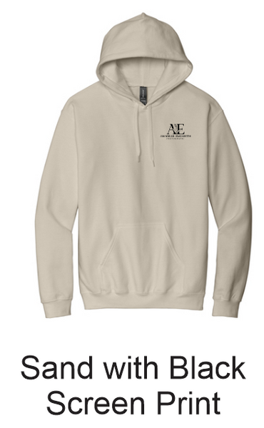 AE Photography Hoodie - Left Chest Full Logo Screen Print