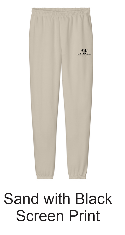 AE Photography Sweatpants - Left Thigh Full Logo Screen Print