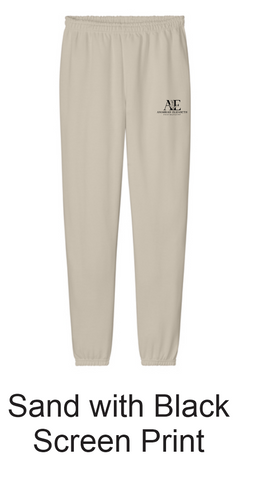 AE Photography Sweatpants - Left Thigh Full Logo Screen Print
